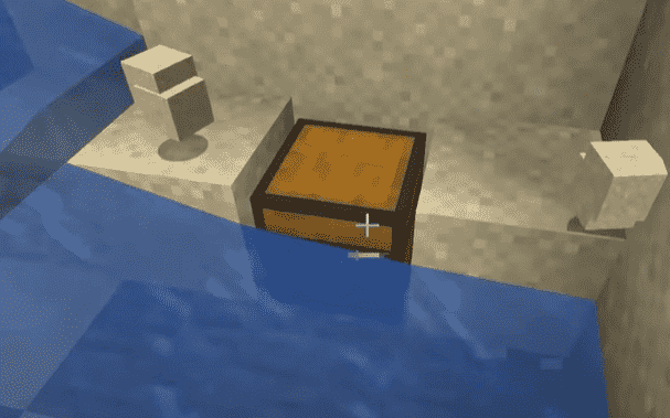 Buried treasure chest