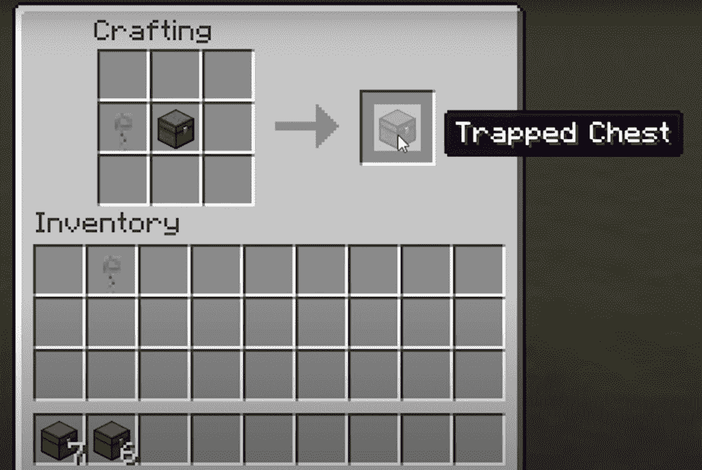 Trapped chest crafting 2