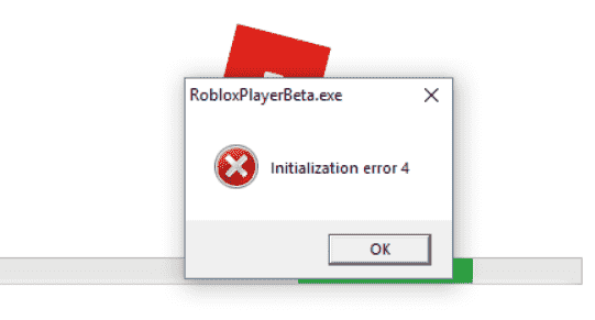 Roblox Initialization Error 4