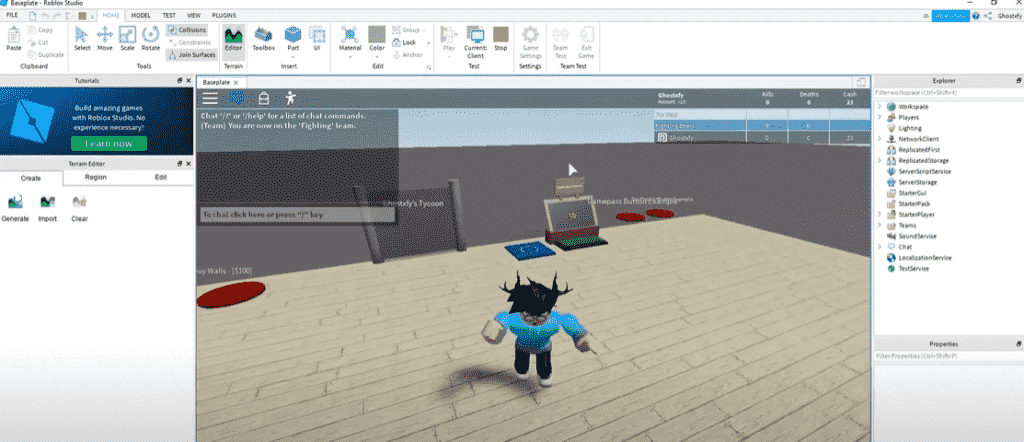 Create Tycoon in Roblox
